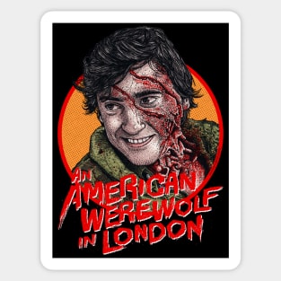 An American werewolf In London Sticker